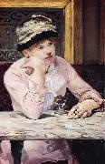 Edouard Manet La Prune Sweden oil painting reproduction